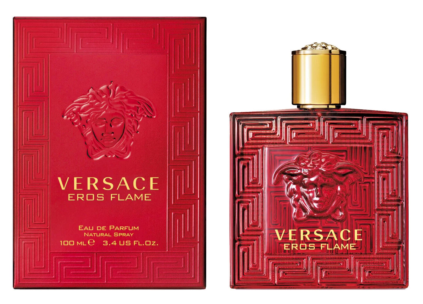 s-l1600 - 2025-10-09T021751.565 Versace Eros Flame EDP 100ml / 3.4 fl. oz Men’s Fragrance New Sealed NIOP - Image 1