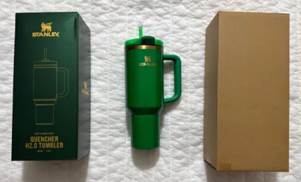 Stanley St Patrick’s Day Quencher H2.0 40oz FlowState Tumbler New Retail Box