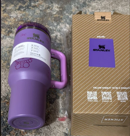 s-l1600 - 2025-10-09T024915.981 Stanley 40oz Travel Tumbler Purple – Vacuum Insulated, Leak-Proof Lid & Straw New - Image 1
