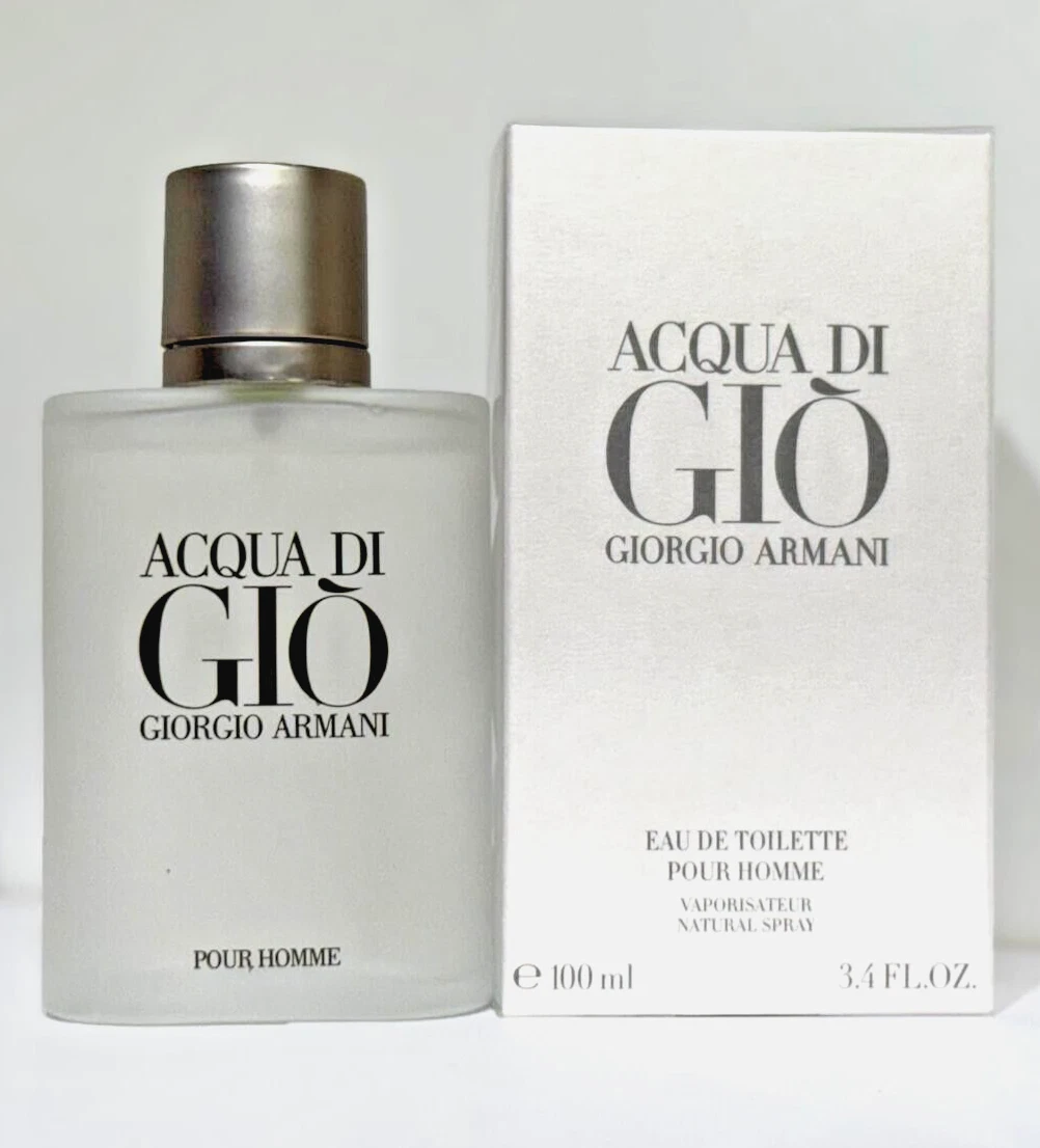 s-l1600 (96) Giorgio Armani Acqua Di Gio Pour Homme Eau De Toilette 3.4 oz / 100ml Men’s Fragrance New Sealed - Image 1