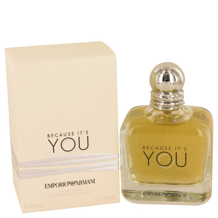 s-l1600 (99) Emporio Armani Because It’s You Eau De Parfum 3.4 oz / 100ml Women’s Perfume - Image 1