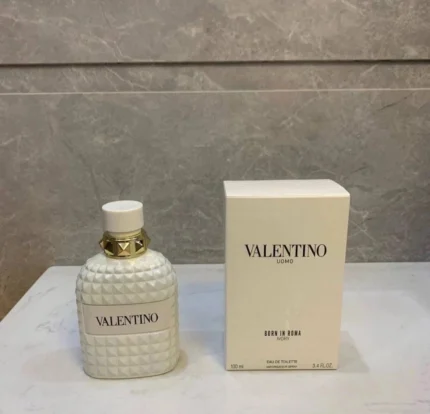 NEW VALENTINO UOMO BORN IN ROMA IVORY EDT SPRAY FOR MEN 3.4 Oz / 100 ml