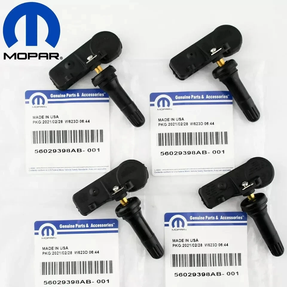 s-l1600 (30) 4pcs Genuine Tire Pressure Sensor TPMS OEM 56029398AB Dodge Chrysler Jeep RAM - Image 1