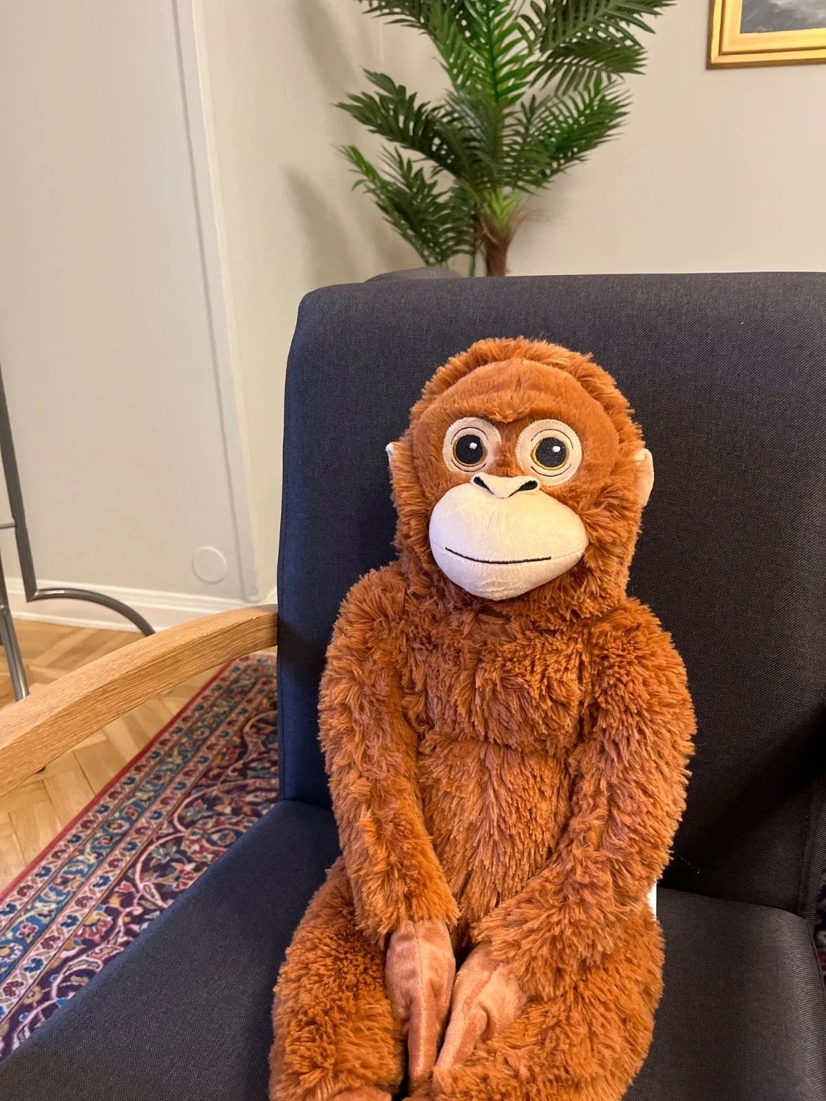 s-l1600 (71) Punch Orangutan Djungeskog Monkey Brown 26 inch Ikea Plush 10402841 104.028.41 - Image 1