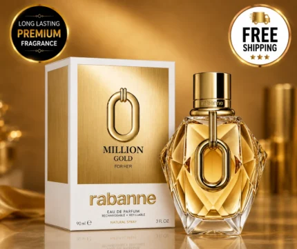 Rabanne MMillion Gold For Her EDP 90ml Rechargeable Eau de Parfum Women