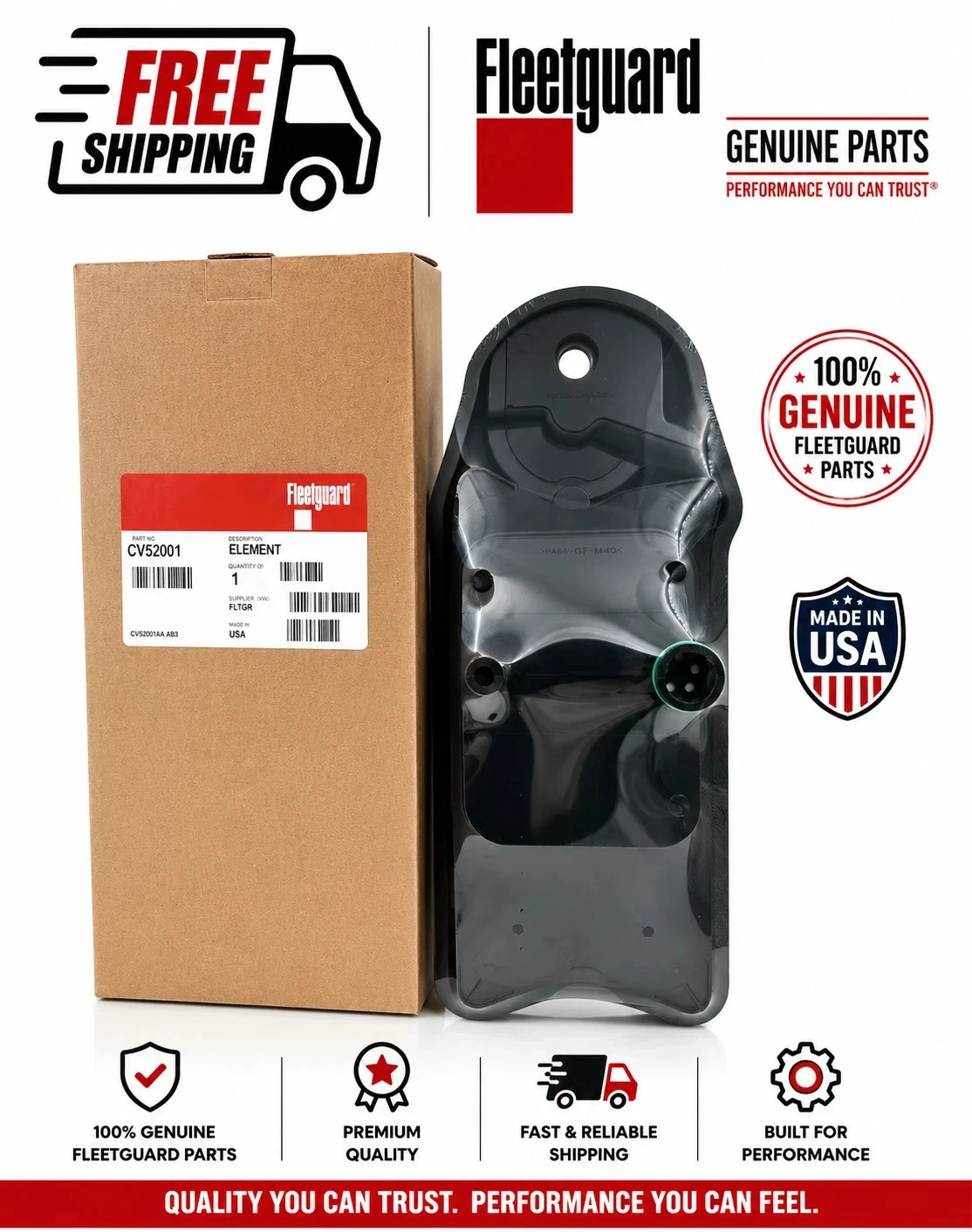 s-l1600 (85) GENUINE Cummins® Crankcase CCV Filter For 2007-2020 Dodge Ram 6.7L FLEETGUARD CV52001 - Image 1